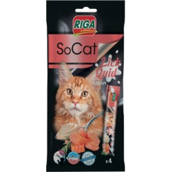 RIGA Friandises Crème Liquide pour Chat Saumon