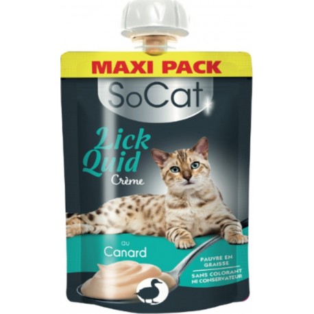 RIGA Friandises Crème Liquide pour Chat au Canard