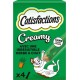 CATISFACTIONS Friandises pour Chat Creamy à L'Herbe à Chat sans Sucre Ajouté