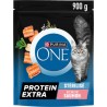 PURINA ONE Croquettes pour Chat Adulte Stérilisé Riche en Saumon Protein Extra