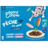 EDGARD COOPER Pâtée pour Chat Adulte en Sauce Saumon Cabillaud Thon Truite Pêche du Jour