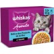 WHISKAS Patée pour Chat Adulte en Sauce Poissons Aromatic Selection