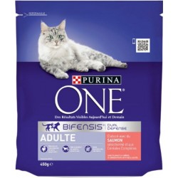 PURINA ONE Croquettes Purina One Chat Adulte Saumon Et Céréales Complètes 9,75Kg