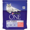 PURINA ONE Croquettes Purina One Chat Adulte Saumon Et Céréales Complètes 9,75Kg