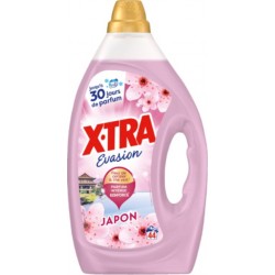 X-TRA Lessive Liquide Fleur de Cerisier & Thé Vert Evasion Japon