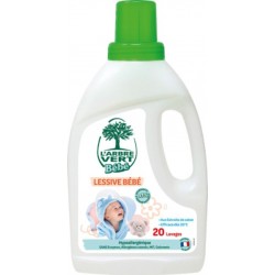 L'ARBRE VERT Lessive Liquide Bébé Hypoallergénique Extrait de Coton