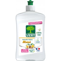 L'ARBRE VERT Liquide Vaisselle Mains Hypoallergénique Monoï 500ml