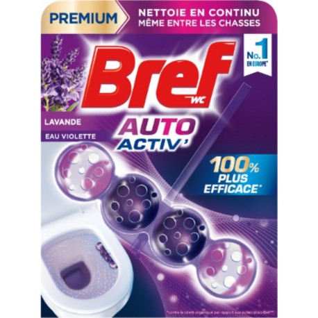BREF Bloc WC Lavande Eau Violette Auto Activ' Premium