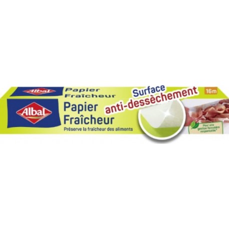 ALBAL Papier fraicheur préservé la fraicheur des aliments surface anti-dessèchement