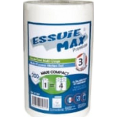 FOXY 12 Essuie Tout 1 Rouleau 200 Formats Blanc Essuiemax Essuie Max