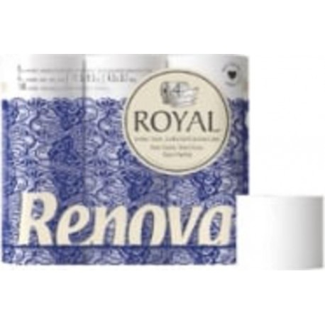 RENOVA 7 Papier Wc 9 Rouleaux Blanc 4 Plis Royal Renova