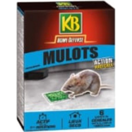 Kb Home Defense Mulot Céréales 6x25g /nc Home Defense