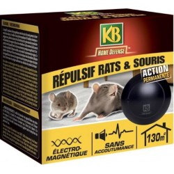 KB Répulsif Rats Et Souris Électromagnétique 130m²