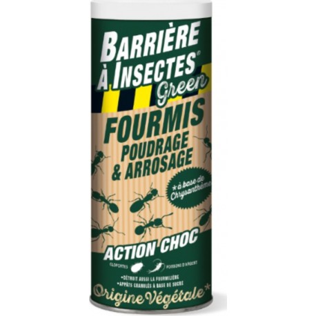 BARRIERE A INSECTES Anti fourmis poudre à base de Chrysanthème 300g