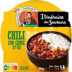 Itinéraire des Saveurs Chili Con Carne et Riz 300g (match pas avec amazon) 3250391489237