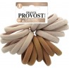FRANCK PROVOST Elastiques à Cheveux Multicouleurs Beige et Marron