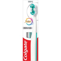 COLGATE Brosse à Dents Souple Mousse Active Total Active Prevention