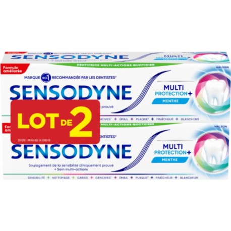 SENSODYNE Dentifrice Multi-Protection 2x75ml