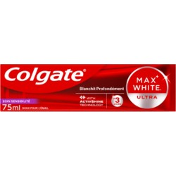 COLGATE Dentifrice Max White Ultra Soin Sensibilité