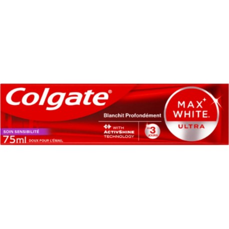 COLGATE Dentifrice Max White Ultra Soin Sensibilité