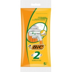 Bic Sensitive 2 Pack De 5 Rasoirs Jetables 2 Lames