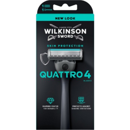 WILKINSON Rasoir Quattro 4 Skin Protection