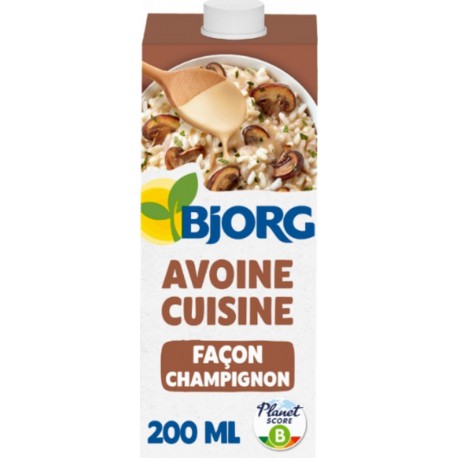 BJORG Sauce Avoine CuisineFaçon Champignon 20cl