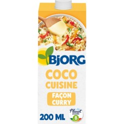 BJORG Sauce Coco Cuisine Facon Curry 20cl
