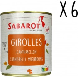SABAROT Sabarot Lot X6 Girolles Conserve 455g