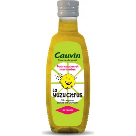 CAUVIN Sauce La Yuzu Citrus poivre de Sichuan