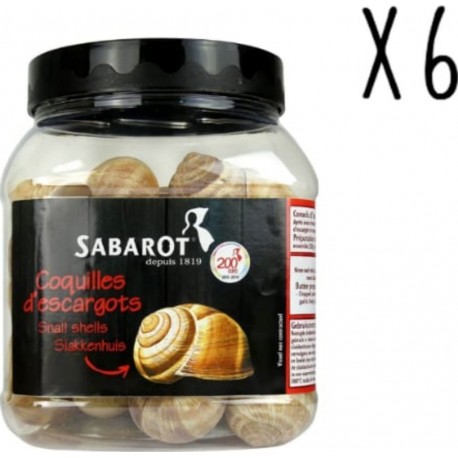 SABAROT Sabarot Lot 6 X Coquilles D'escargots Pot De 36 Pièces