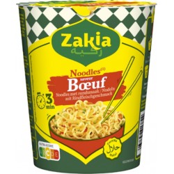 ZAKIA Nouilles Instantanées Saveur Boeuf 67g