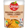 CEREAL BIO Boulgour & Lentilles Corail Au Curry
