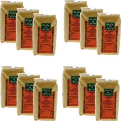 GRAIN DE FRAIS Lot 12x Couscous Fin Grain De Frais Paquet 1Kg