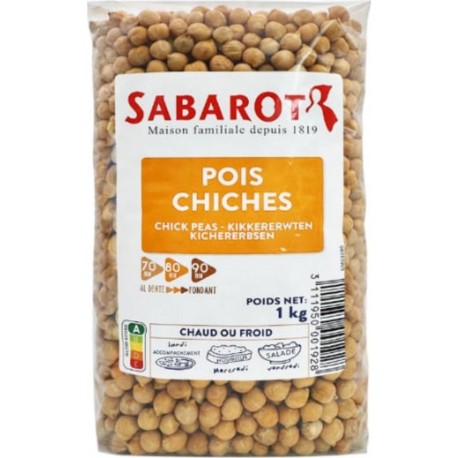 SABAROT Pois Chiches France sachet 1Kg Sabarot