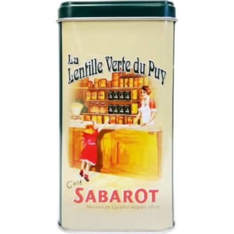 SABAROT Boîte Collection Lentille Verte Du Puy A.O.P. 500g Sabarot