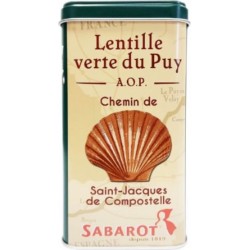 SABAROT Boîte Collection Lentille Verte Du Puy A.O.P. 500g Édition Limitée Sabarot
