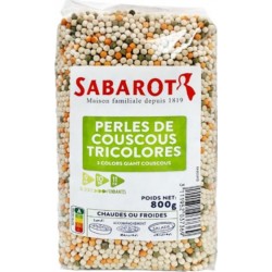 SABAROT Perles De Couscous Tricolores Sachet 800g Sabarot
