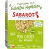 SABAROT Préparation Pour Galettes Végétales Pois Cassés Au Basilic Sabarot