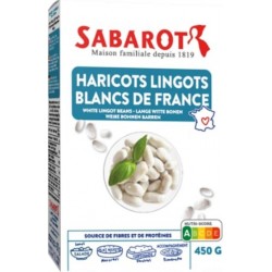 SABAROT Haricots Lingots Blancs France étui 450g Sabarot
