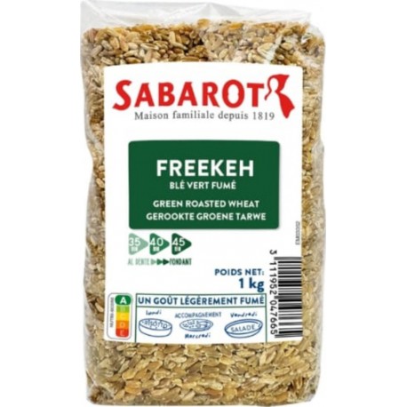 SABAROT Freekeh Blé Vert Fumé Sachet 1Kg Sabarot