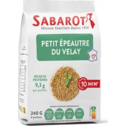 SABAROT Petit Épeautre Du Velay 10 Minutes Sachet Papier 240g Sabarot