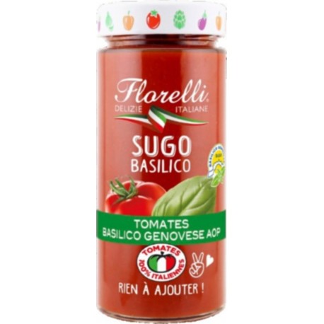 FLORELLI Sauce Tomate au Basilic 290g