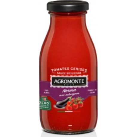 AGROMONTE Sauce tomate Sauce Sicilienne Norma Avec Aubergines 260g
