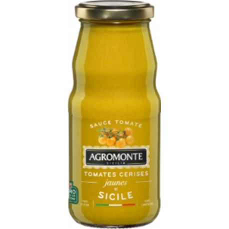 AGROMONTE Sauce tomate Cerises Jaunes de SICILE 360g