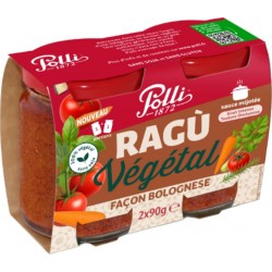 POLLI Ragù Végétal Façon Bolognese 2x90g