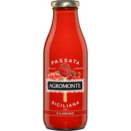 AGROMONTE Passata Sauce Purée De Tomate Cerises 520 Gr