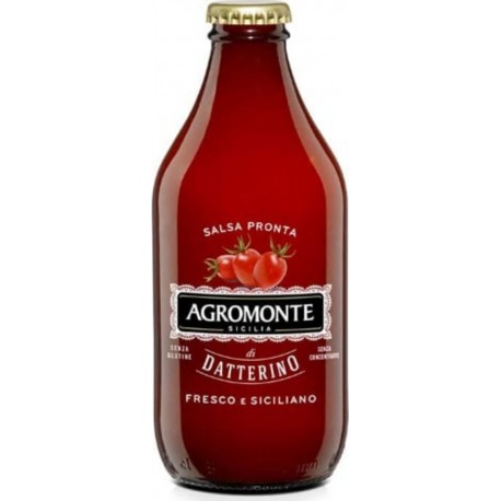 AGROMONTE Sauce De Tomate Datterino Pour Pâtes Prête À L'emploi 330 Gr