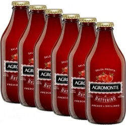 AGROMONTE Sauce De Tomate Datterino Pour Pâtes Prête À L'emploi 330 Gr X 6