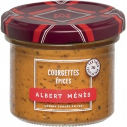 ALBERT MENES Cougettes Epices à Tartiner sur Toast ou Pain